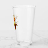 Grappige kikkerpad groene glazen beker (Links)