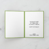 Grappige kikkerpad kruik oma Happy Birthday Bedankkaart (Binnen)