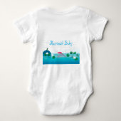 Grappige kikkerprins en de lieve kleine zeemeermin romper (Achterkant)