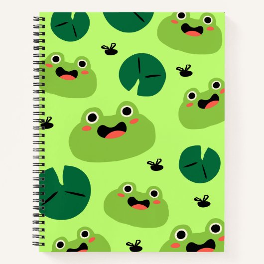 Grappige kikkers notitieboek (Voorkant)