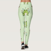 Grappige kikkers op pad leggings (Achterkant)