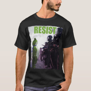 Grappige kikkers tegen fascisme verzetten zich voo t-shirt