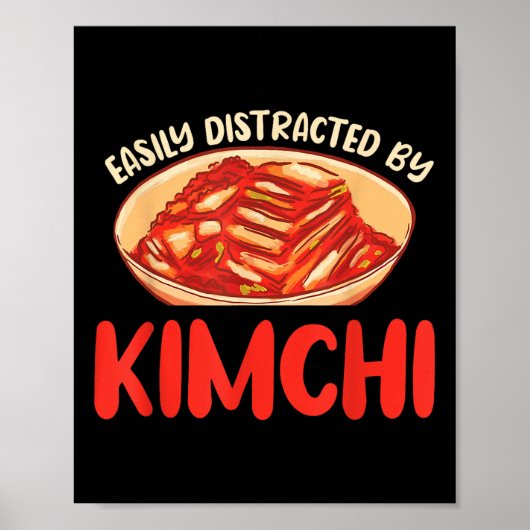 Grappige Kimchi Gezegde Koreaans BBQ liefhebbers Poster (Voorkant)