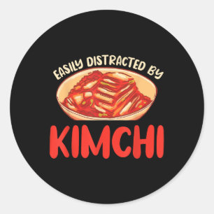 Grappige Kimchi Gezegde Koreaans BBQ liefhebbers Ronde Sticker