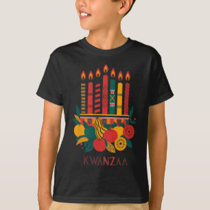 Grappige Kinara Zeven Kaarsen Kwanzaa Viering 2 T-shirt