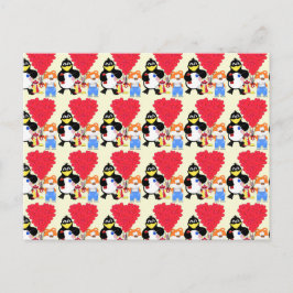 Grappige kinder cartoon Valentijnse Feestdagenkaart