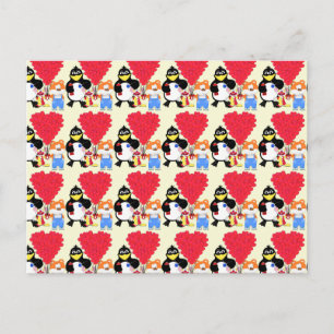 Grappige kinder cartoon Valentijnse Feestdagenkaart