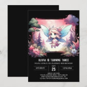 Grappige Kinder feeënverjaardag Kaart (Voorkant / Achterkant)