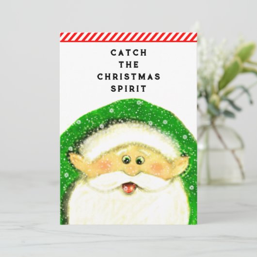 Grappige Kinder Kerst Kaarten (Staand voorkant)