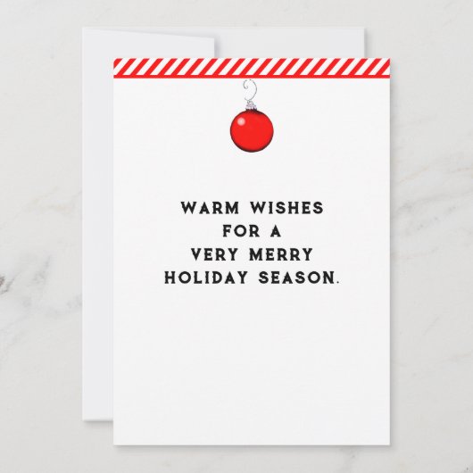 Grappige Kinder Kerst Kaarten (Achterkant)