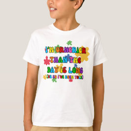 Grappige Kinder puzzel T-shirt