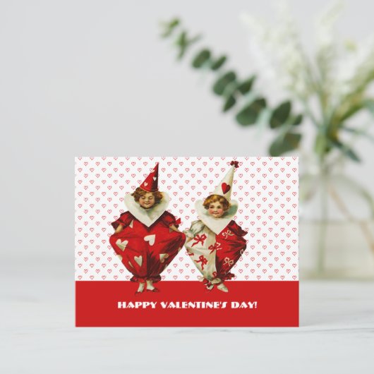 Grappige  Kinder Valentijnsdag Feestdagenkaart (Staand voorkant)