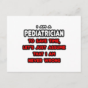 Grappige kinderarts T-shirts en geschenken Briefkaart