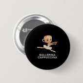 Grappige Kinderen 67 Meme Llerina Cappuccina Itali Ronde Button 5,7 Cm (Voorkant /achterkant)