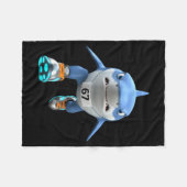 Grappige Kinderen 67 Meme Tralalero Tralala Renner Fleece Deken (Voorkant (Horizontaal))