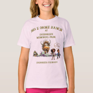 Grappige kinderen bizon Amerikaanse buffel 1 T-shi T-shirt