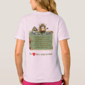 Grappige kinderen bizon Amerikaanse buffel 1 T-shi T-shirt (Achterkant)