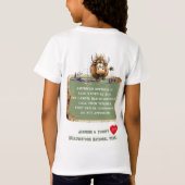 Grappige kinderen bizon Amerikaanse buffel T-Shirt (Achterkant)