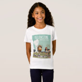 Grappige kinderen bizon Amerikaanse buffel T-Shirt (Voorkant volledig)