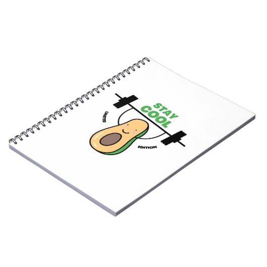 grappige kinderen blijven cool voor school notitieboek (Linkerzijde)