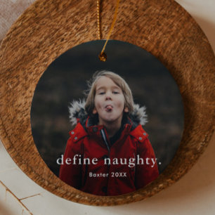 Grappige Kinderen Familie 2 Foto Kerstmis Metalen Ornament