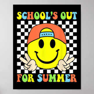 Grappige Kinderen Jongens Laatste Dag Van School S Poster