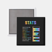 Grappige Kinderen met ADHD Stats Neurodiversity AW Magneet (Voorkant / Achterkant)