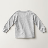 Grappige kinderen waarschuwingslabel kinder shirts (Achterkant)