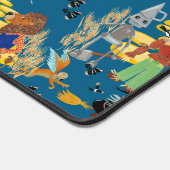 Grappige kinderfiguren bureaumat (Hoek)