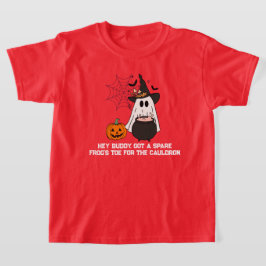 Grappige kindergeestketel Halloween T-shirt