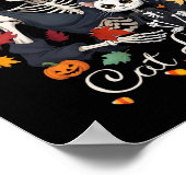 Grappige kinderloze kat dame Halloween kostuum par Poster (Hoek)