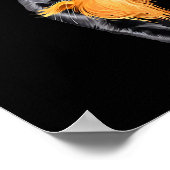 Grappige kinderloze kat dame met Trump haar stem K Poster (Hoek)