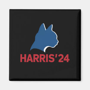 Grappige kinderloze kat dame voor quote 2024 magneet