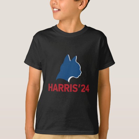 Grappige kinderloze kat dame voor quote 2024 t-shirt (Voorkant)