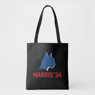 Grappige kinderloze kat dame voor quote 2024 tote bag
