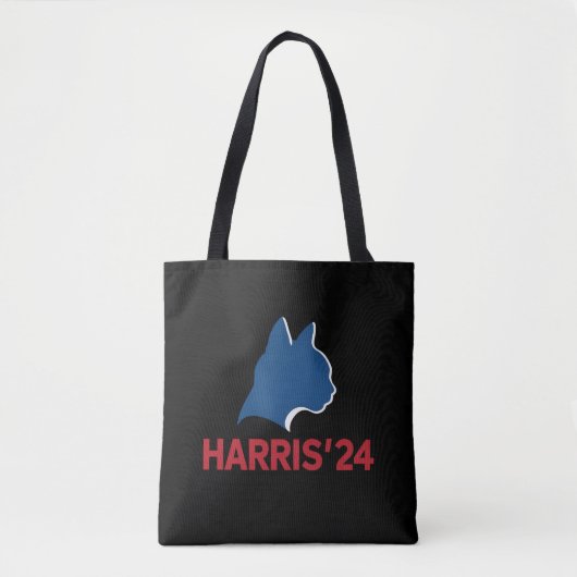 Grappige kinderloze kat dame voor quote 2024 tote bag (Voorkant)