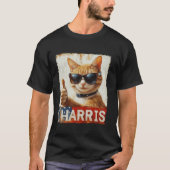 Grappige kinderloze kattendames voor Harris 2024 T T-shirt (Voorkant)