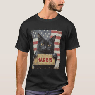 Grappige kinderloze kattendames voor Harris 2024 T T-shirt