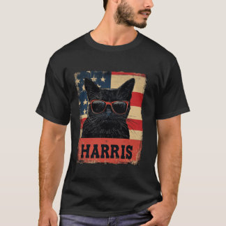 Grappige kinderloze kattendames voor Harris 2024 T T-shirt