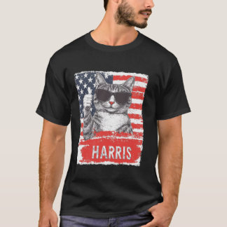 Grappige kinderloze kattendames voor Harris 2024 T T-shirt