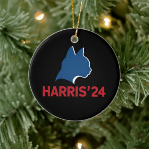 Grappige kinderloze kattenvrouw voor citaat 2024 keramisch ornament