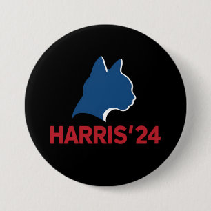 Grappige kinderloze kattenvrouw voor citaat 2024 ronde button 7,6 cm