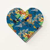 Grappige kinderpersonages notitieboek (Achterkant)