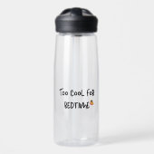 Grappige kinderwaterfles Te cool voor bedtijd Cute Waterfles (Voorkant)