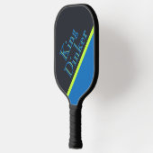 Grappige King Dinker op maat gemaakte monogram gep Pickleball Paddle (Links)