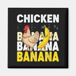 Grappige Kip Banaan Dans Meme Voor Kinderen & Volw Magneet