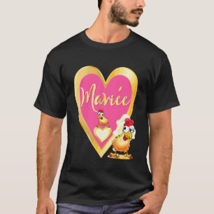 GRAPPIGE KIP FRANSE HUWELIJK CANADESE MARIÉE BRUID T-SHIRT