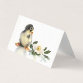 grappige kip ・ Gevouwen Visitekaartjes (Voorkant)