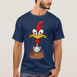 Grappige kip haan Graphic Chicken Farmer Gift T-shirt
