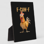 Grappige Kip Humor F-Caw-F  Fotoplaat (Zijkant)
